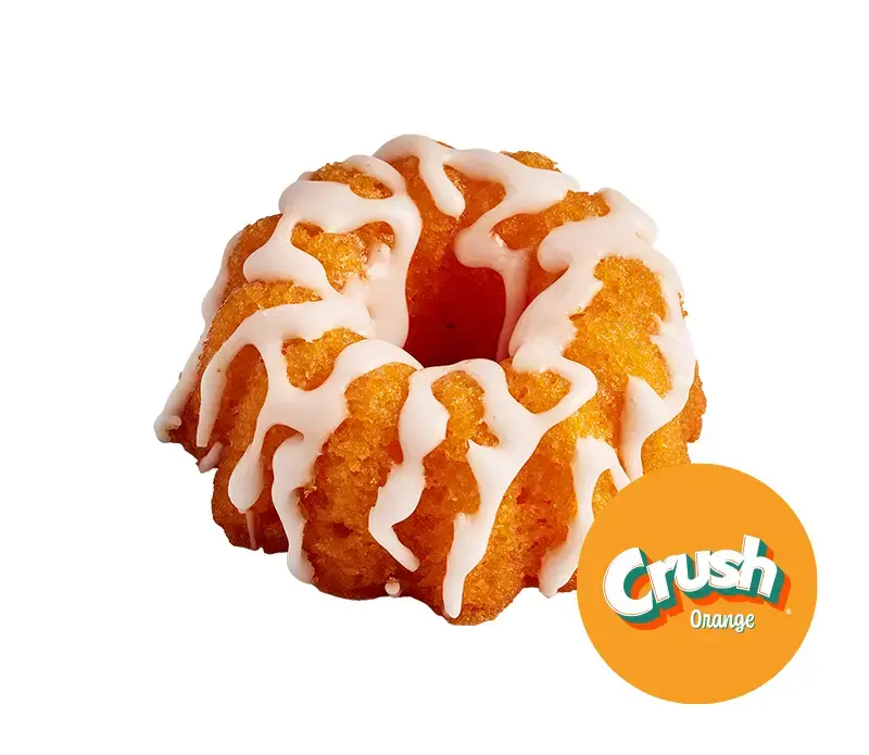 3oz Crush Orange Mini Bundt