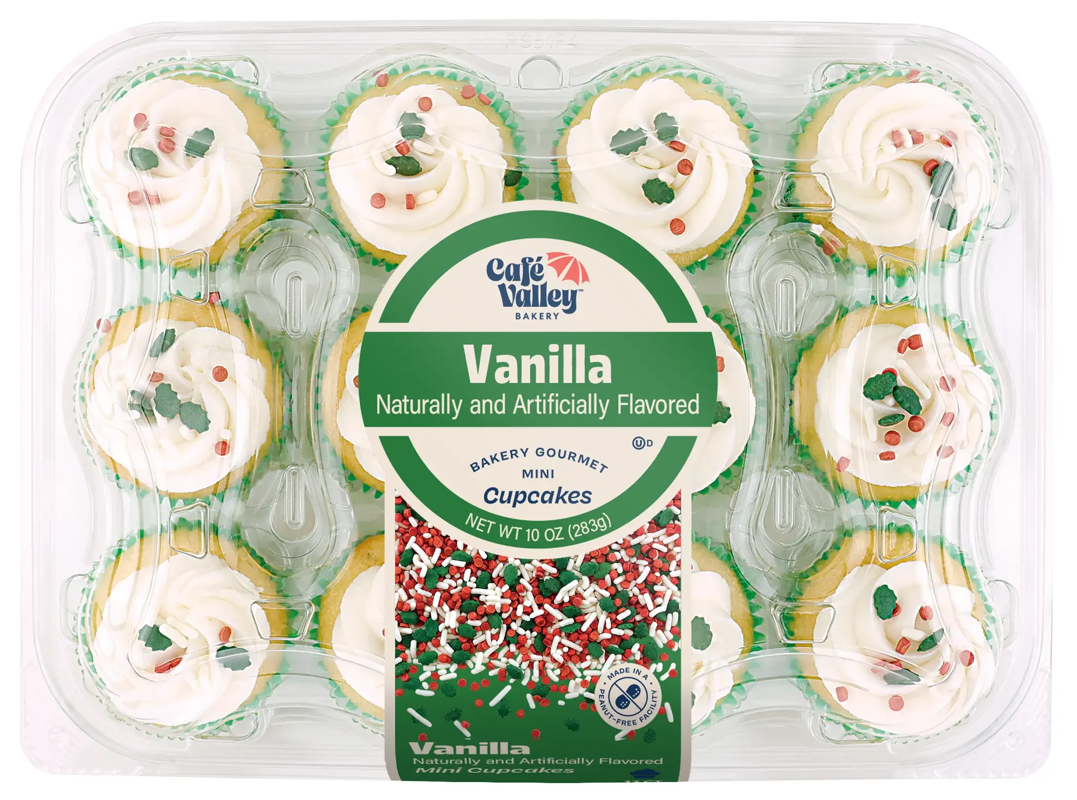 Seasonal - Christmas Vanilla Cupcakes