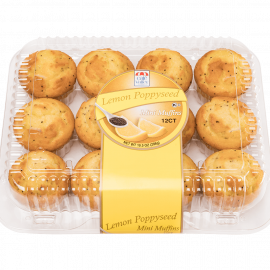 12ct Lemon Poppyseed Mini Muffins