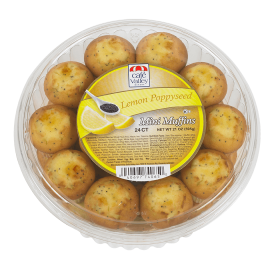 24ct Lemon Poppyseed Mini Muffins
