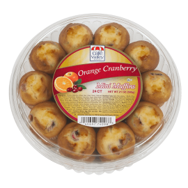 24ct Orange Cranberry Mini Muffins